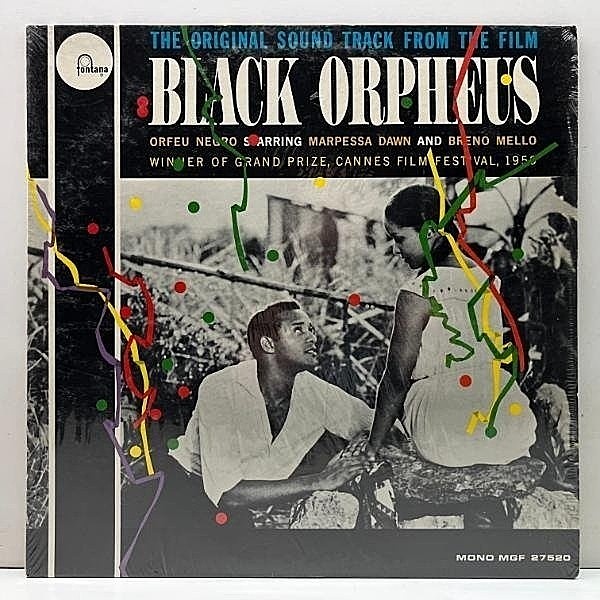 レコードメイン画像：シュリンク付き!! MONO US初期プレス『Black Orpheus』ANTONIO CARLOS JOBIM / LUIZ BONFA 黒いオルフェ O.S.T. サントラ LOFT CLASSIC