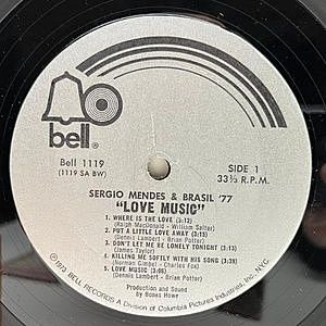 SERGIO MENDES / BRASIL '77 / Love Music (LP) / Bell
