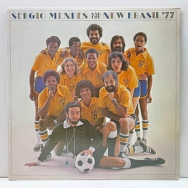 レコードメイン画像：Cut無し!美品! 初版 7E規格 蝶ラベ USオリジナル SERGIO MENDES And The BRASIL '77 (Elektra) スティーヴィの書き下ろし The Real Thing