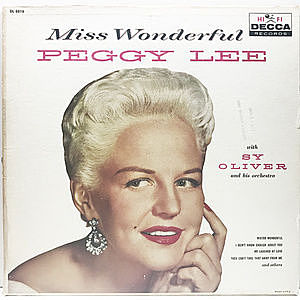 レコード画像：PEGGY LEE / Miss Wonderful
