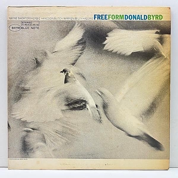 レコードメイン画像：良好!! 初版 NEWYORK, VANGELDER刻印 USオリジナル DONALD BYRD Free Form (Blue Note BST 84118) WAYNE SHORTER, HERBIE HANCOCK 初共演