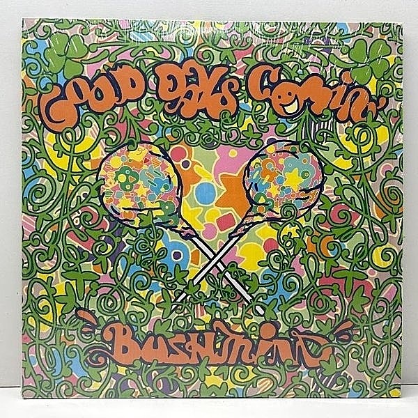 レコードメイン画像：シュリンク付き!! 2LP 国内 BUSHMIND Good Days Comin’ ('12 Presidents Heights) 2nd.アルバム PSYCHEDELIC HIP-HOP 大作 プレイ良好