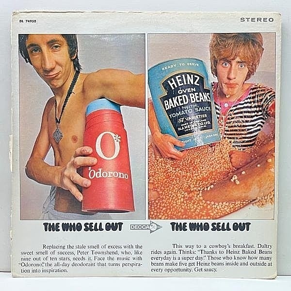 レコードメイン画像：USオリジナル 初版マルチバー 黒ツヤ THE WHO Sell Out ('67 Decca) ザ・フー 3rd.アルバム 架空のラジオ局をテーマにした初のコンセプト作