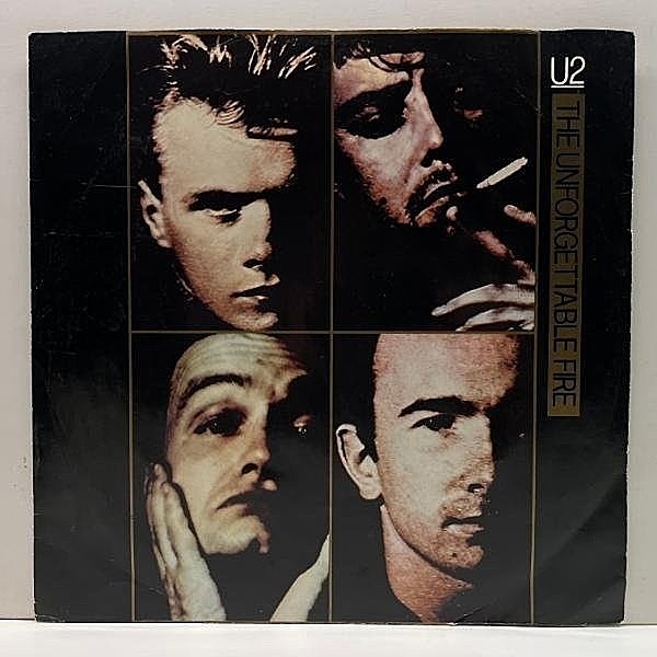 レコードメイン画像：UKオリジナル 12インチ U2 The Unforgettable Fire ('85 Island) BRIAN ENO prod. 4th.アルバム 焔(ほのお) カットシングル 45RPM.