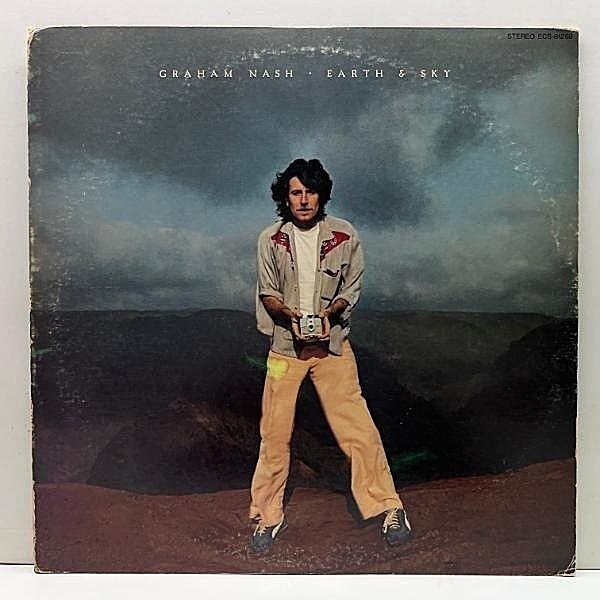 レコードメイン画像：良好盤!! JPNオリジナル GRAHAM NASH Earth & Sky ('80 Capitol) NICOLETTE LARSON, JACKSON BROWNE 参加 AOR風味のウエストコースト傑作