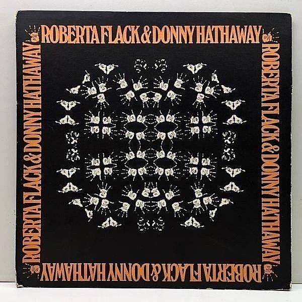 レコードメイン画像：良好盤!! GF, Texturedジャケ US初期プレス ROBERTA FLACK & DONNY HATHAWAY (Atlantic SD 7216) ロバータ・フラック & ダニー・ハサウェイ