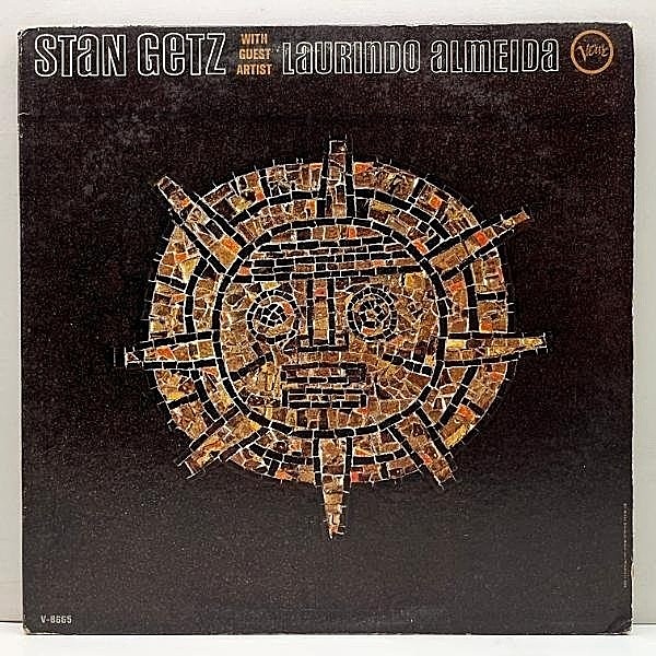 レコードメイン画像：良好盤!! MONO 米オリジナル STAN GETZ With Guest LAURINDO ALMEIDA ('63 Verve) w/ Edison Machado 米 初回 モノラル