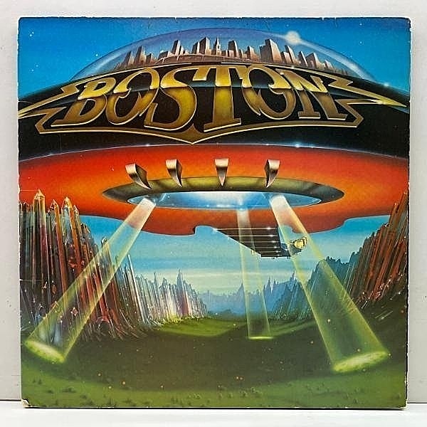 レコードメイン画像：十分概ね良好!! Wally刻印 USオリジナル 橙ラベ BC無し BOSTON Don't Look Back ('78 Epic FE 35050) ボストン LP 米 初回プレス