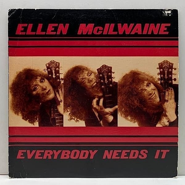レコードメイン画像：プロモ 美盤!! MASTERDISK刻印 USオリジ ELLEN MCILWAINE With JACK BRUCE Everybody Needs It ('82 Blind Pig) CREAM スワンプロック 傑作