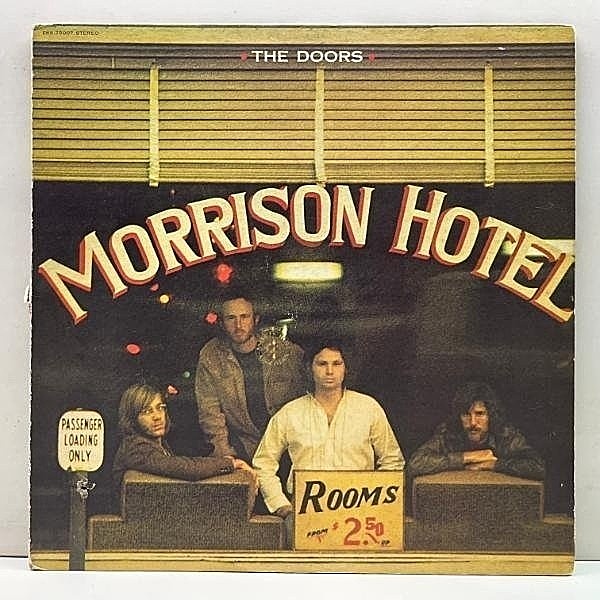 レコードメイン画像：レアなリム文字無し!良好盤! 初版 ビッグE 赤ラベ US 完全オリジナル THE DOORS Morrison Hotel ('70 Elektra) ドアーズ／モリソン・ホテル