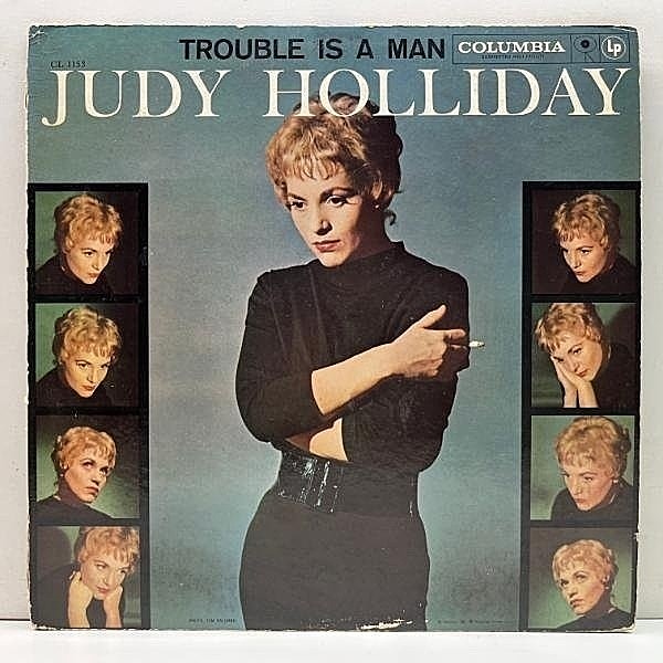 レコードメイン画像：USオリジナル MONO 初版 6eye 深溝 JUDY HOLLIDAY Trouble Is A Man ('58 Columbia) w/ GERRY MULLIGAN ジュディ・ホリディの数少ない作品