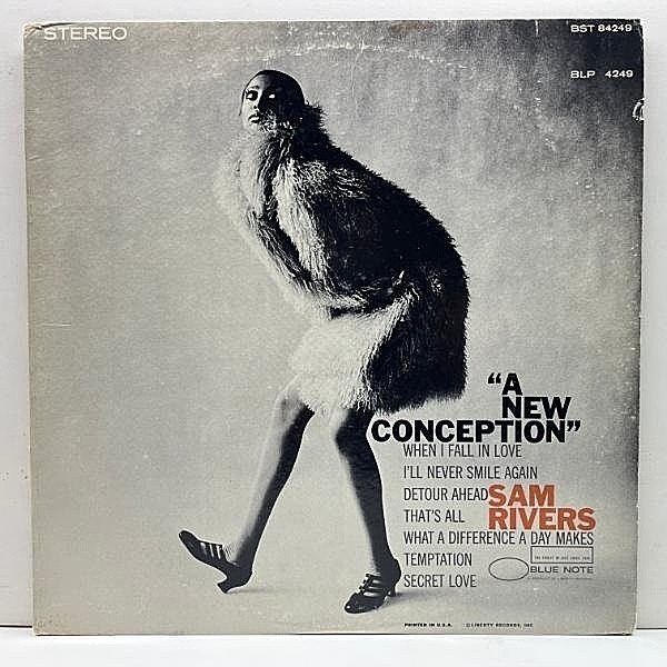 レコードメイン画像：良好!! VANGELDER刻印 LIBERTY US初期プレス SAM RIVERS A New Conception (Blue Note BST 84249) w/ Hal Galper サム・リヴァース 人気盤