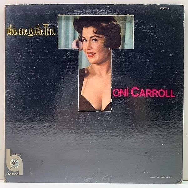 レコードメイン画像：稀少な良好品!! MONO 深溝 USオリジナル TONI CARROLL This One Is The Toni ('58 MGM) 鍵穴ギミック 特殊ジャケ トニ・キャロル 名盤