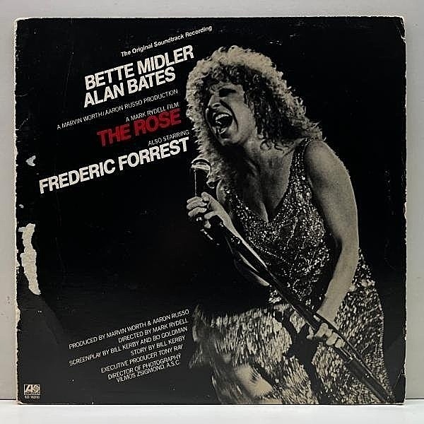 レコードメイン画像：USオリジナル 手書きAR刻印 BETTE MIDLER The Rose 映画『ローズ』OST ('79 Atlantic) ジャニス・ジョプリンをモデルにした音楽映画 ※特価