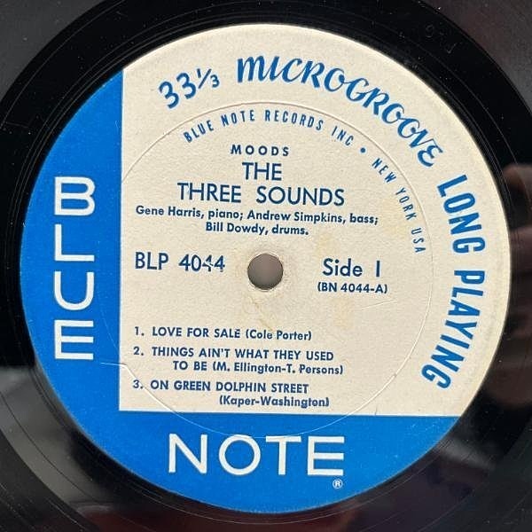 洋楽 The Three Sounds - Moods 4044 LP THREE SOUNDS / Moods (LP) / Blue Note | WAXPEND RECORDS