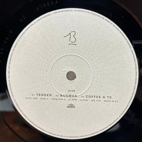 Blur – 13 レコード UKオリジナル盤 LP 2枚組 Blur – 13 レコード UKオリジナル盤 LP 2枚組