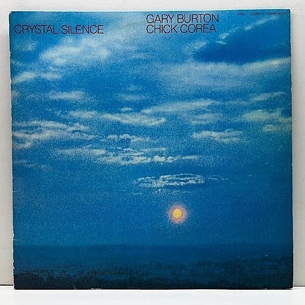 レコードメイン画像：【デュオ第1弾・美しいインタープレイ】美品 CHICK COREA, GARY BURTON Crystal Silence (ECM) チック・コリア & ゲイリー・バートン