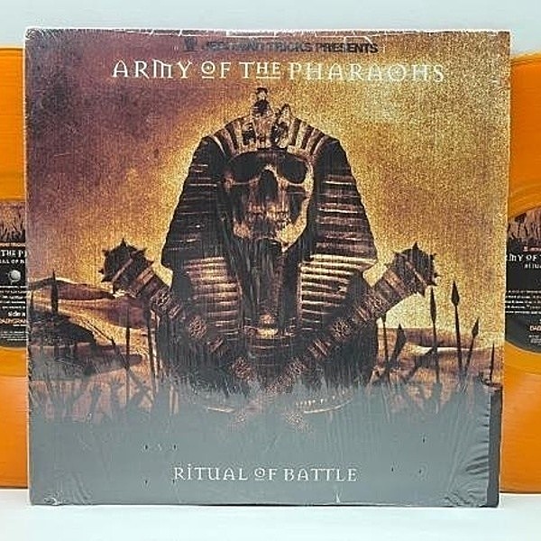 レコードメイン画像：シュリンク付き!! 米 2LP ゴールドヴァイナル仕様 ARMY OF THE PHARAOHS Ritual Of Battle アングラ傑作 ゴジラ, サスペリア テーマ曲使い