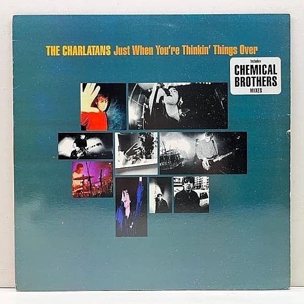 レコードメイン画像：プレイ良好!! 12インチ UKオリジナル THE CHARLATANS Just When You're Thinkin' Things Over ソウルロックダンサー／インストACID JAZZ