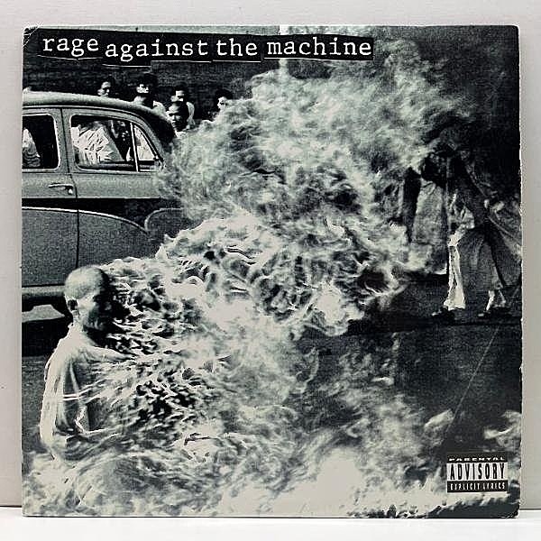 レコードメイン画像：レア!美再生! USオリジナル 初版 Z規格 MASTERDISK刻印 RAGE AGAINST THE MACHINE Same／1st ('92 Epic Associated) ラップ・メタル 金字塔