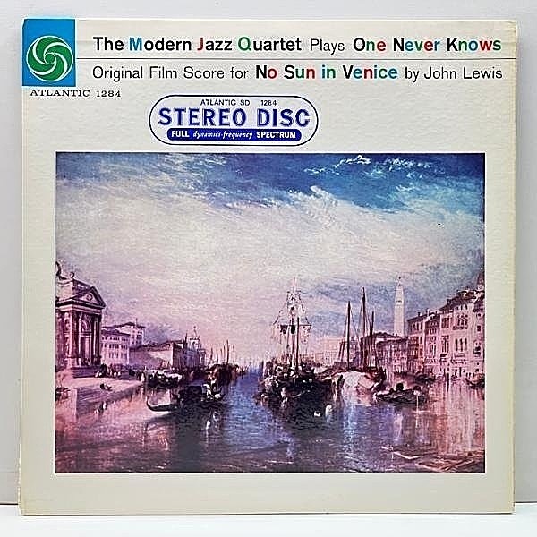 レコードメイン画像：【たそがれのヴェニス】良好!! USオリジナル 深溝 MODERN JAZZ QUARTET Plays One Never Knows - No Sun In Venice w/ John Lewis