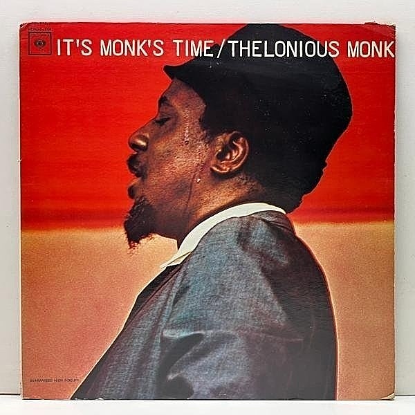 レコードメイン画像：【初版GUARANTEED 2eye MONO 完全オリジナル】THELONIOUS MONK It's Monk's Time ('64 Columbia) w/ Charlie Rouse ほか