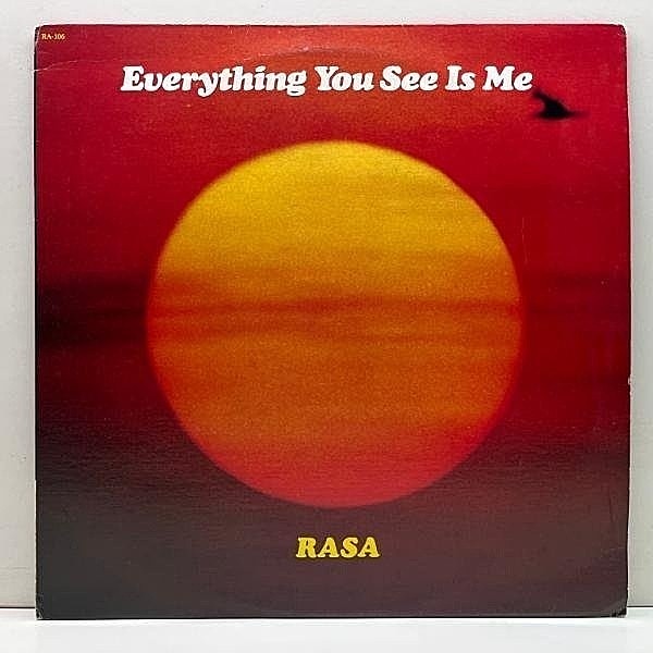 レコードメイン画像：【COMMON Take It Ez サンプリング ネタ】良好!! USオリジ RASA Everything You See Is Me ('78 Govinda) Light Mellow ブルーアイドソウル