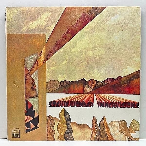 レコードメイン画像：レアな良好品!! KENDUN刻印 USオリジナル STEVIE WONDER Innervisions ('73 Tamla) GFテクスチャード仕様 米 初回プレス LP 