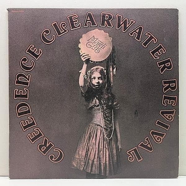 レコードメイン画像：Cut無し!美品! エンボス ざら紙 USオリジナル CREEDENCE CLEARWATER REVIVAL [CCR] Mardi Gras ('72 Fantasy) 最後のスタジオ・アルバム