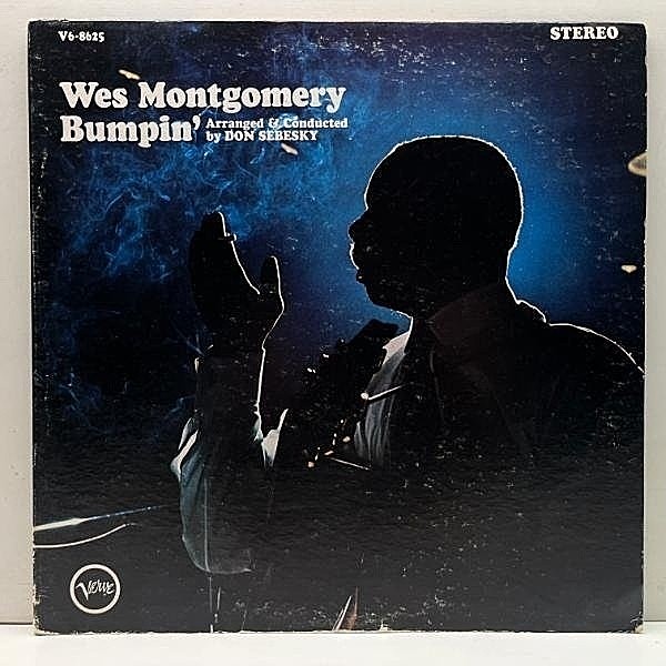 レコードメイン画像：美盤!! VANGELDER刻印 USオリジナル WES MONTGOMERY Bumpin' ('65 Verve V6-8625) w/ Roger Kellaway, Bob Cranshaw, Grady Tate