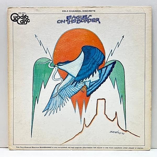 レコードメイン画像：レア【AUDIOPHILE／Quadraphonic 4ch】良好盤!! USオリジナル EAGLES On The Border ('74 Asylum) EQ規格 Wマーク無し イーグルス 高音質