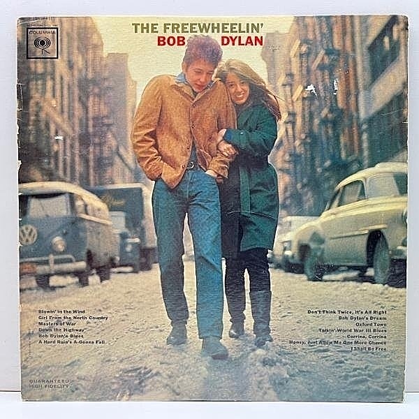 レコードメイン画像：激レア!良好!【MONO US 完全オリジナル】初版 GUARANTEED 2eyeラベ BOB DYLAN The Freewheelin' ～ (Columbia CL 1986) 風に吹かれて