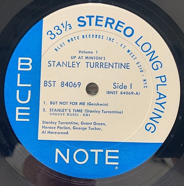 STANLEY TURRENTINE / Up At 