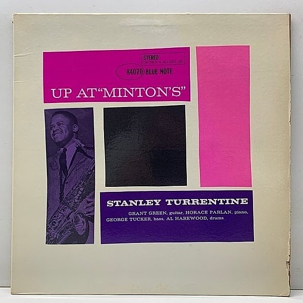 レコードメイン画像：良好!! 準オリジナル STANLEY TURRENTINE Up At Minton's, Vol. 2 (Blue Note BST 4070) RVG刻印 w/ Grant Green, Horace Parlan
