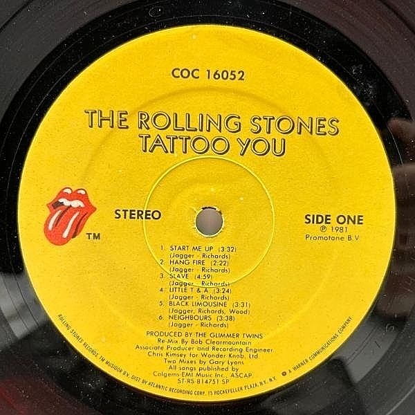 ROLLING STONES / Tattoo You (LP) / Rolling Stones | WAXPEND