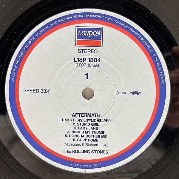 その他 LP Rolling Stones Aftermath SLC414 LONDON /00260 The Rolling Stones - Aftermath: UK Version - Mono SHM