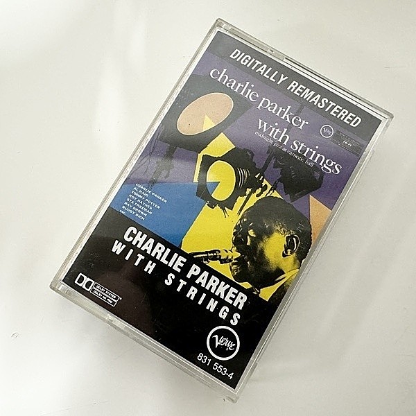 レコードメイン画像：愛奏形態『With Strings』集大成!! US製／ドルビーHX PRO／TAPE テープ CHARLIE PARKER At Carnegie Hall パーカー・ウィズ・ストリングス