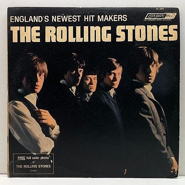 レコードメイン画像：レア!美再生! 初版 Unbox・Open Logo 1stマルーン MONO USオリジナル ROLLING STONES England's Newest Hit Makers ('64 London) 米 原盤