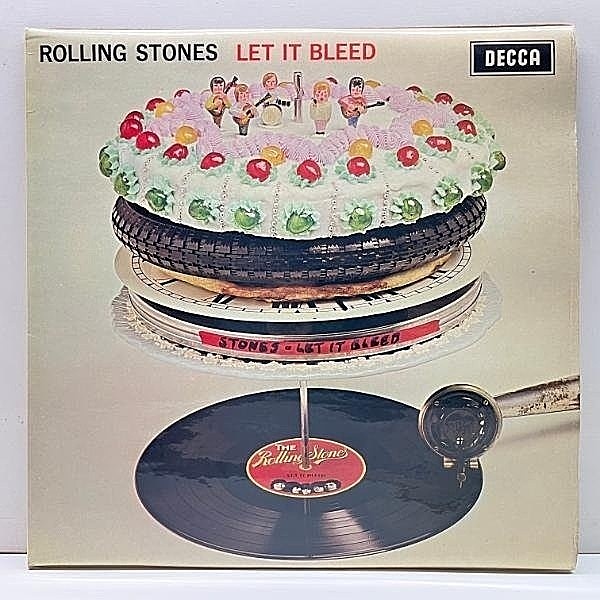 レコードメイン画像：良好!! UK 英 初期プレス BOXEDスモールLbl. コーティング仕様 ROLLING STONES Let it Bleed (Decca SKL 5025) ローリング・ストーンズ LP