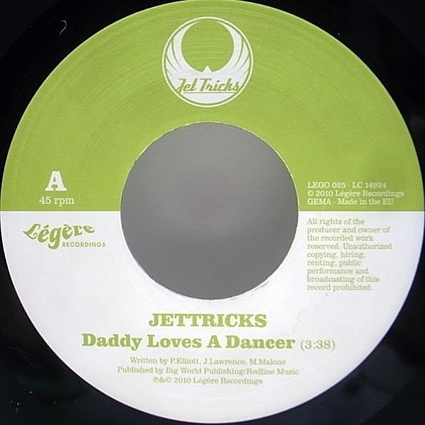 レコードメイン画像：強烈なドラムブレイク / JET TRICKS Daddy Loves A Dancer (Boca 45 Remix) ファンク ブレイクビーツ JETTRICKS 7インチ 45