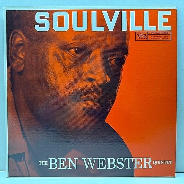 レコードメイン画像：極美盤【MONO】BEN WEBSTER Soulville (Verve MV 2583) w/ OSCAR PETERSON QUARTET & TRIO ベン・ウェブスター 最高のワンホーン！