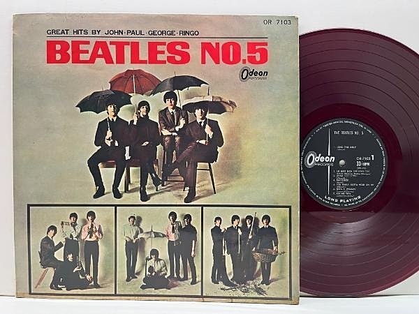 The Beatles – Beatles No. 5 – Vinyl (Red, Ⓖ ¥ 1,500, LP