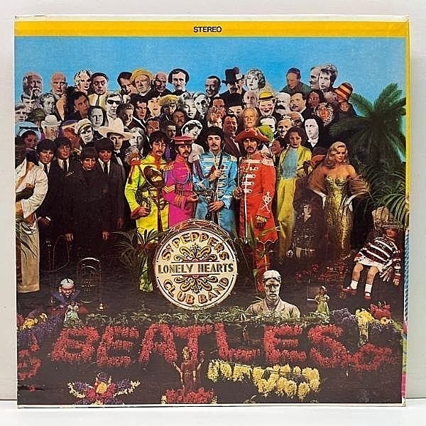 レコードメイン画像：美品!! US初期プレス THE BEATLES Sgt. Pepper's Lonely Hearts Club Band (Capitol SMAS 2653) 紙製CUT-OUTSカード付属 ビートルズ LP