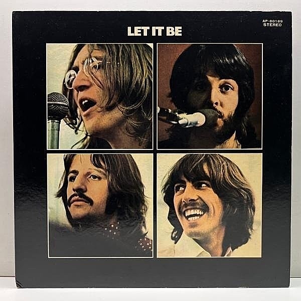 レコードメイン画像：良好!! 国内プレス THE BEATLES Let It Be ビートルズ／レット・イット・ビー (Apple AP-80189) 歌詞シート, 専用黒インナー JPN 東芝EMI