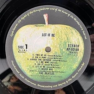 BEATLES / Let It Be (LP) / Apple | WAXPEND RECORDS