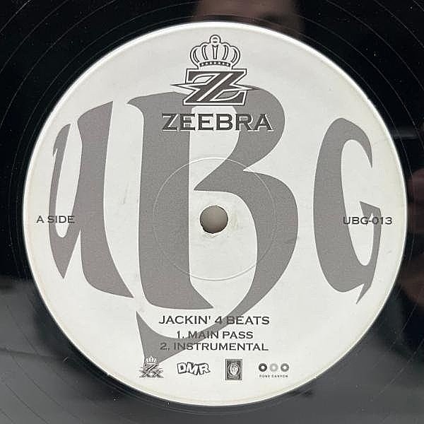 レコードメイン画像：国内 12インチ ZEEBRA Jackin' 4 Beats ('09 Face The Music) JAPANESE HIP-HOP CLASSIC／黄金期をジャックした強烈チューン ジブラ