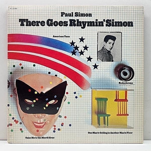 レコードメイン画像：Cut無し!美盤! 初版 KC規格 USオリジナル PAUL SIMON There Goes Rhymin' Simon ('73 Columbia) ポール・サイモン／ひとりごと 米 初回 LP