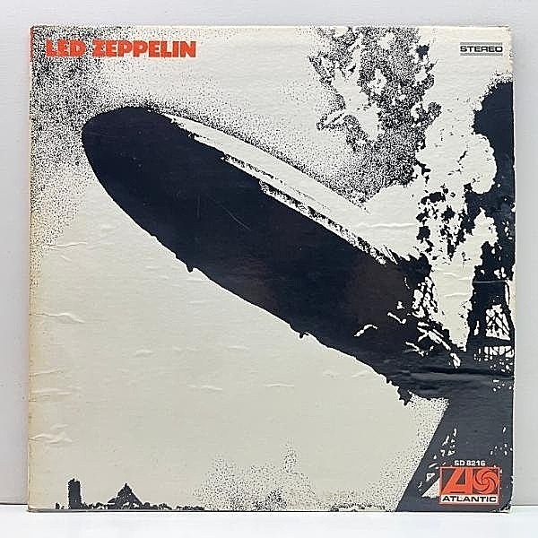 レコードメイン画像：【手書きAマト】良好品!! US 完全オリジナル LED ZEPPELIN I ('69 Atlantic) レッド・ツェッペリン登場 1st 米 初回 BROADWAYアドレス