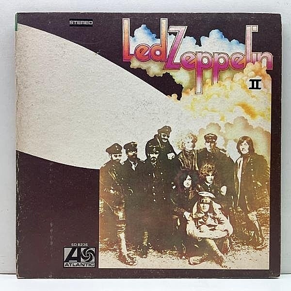 レコードメイン画像：激レア プロモ同様【RL刻印・SS刻印・Aマト】US 完全オリジナル LED ZEPPELIN II (Atlantic SD 8236) B面7ミリの幅狭 轟音 ラウドカット