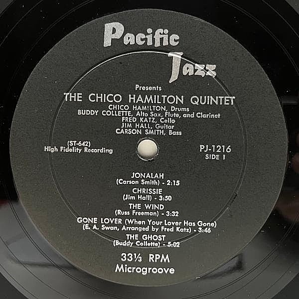 LP Chico Hamilton Original Chico Hamilton Quintet GXF3117PROMO WORLD PACIFIC プロモ /00260 Chico Hamilton - The Original Chico Hamilton Quintet ( Full